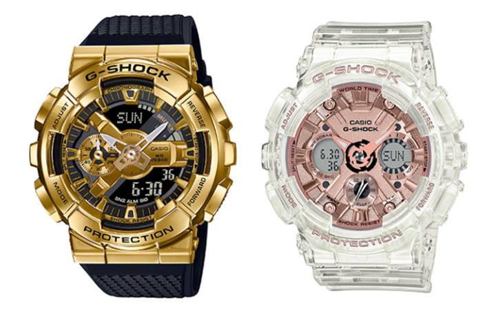CASIO CASIO Unisex Pair Table Series Gold Watch