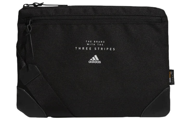 Adidas Adidas Polyester Handbag, Shoulder Bag Regular Unisex Black