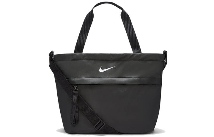 Nike Nike Polyester Gym Bag, Tote Bag, Shopping Bag, Shoulder Bag, Crossbody Bag, Handbag Regular Unisex Black