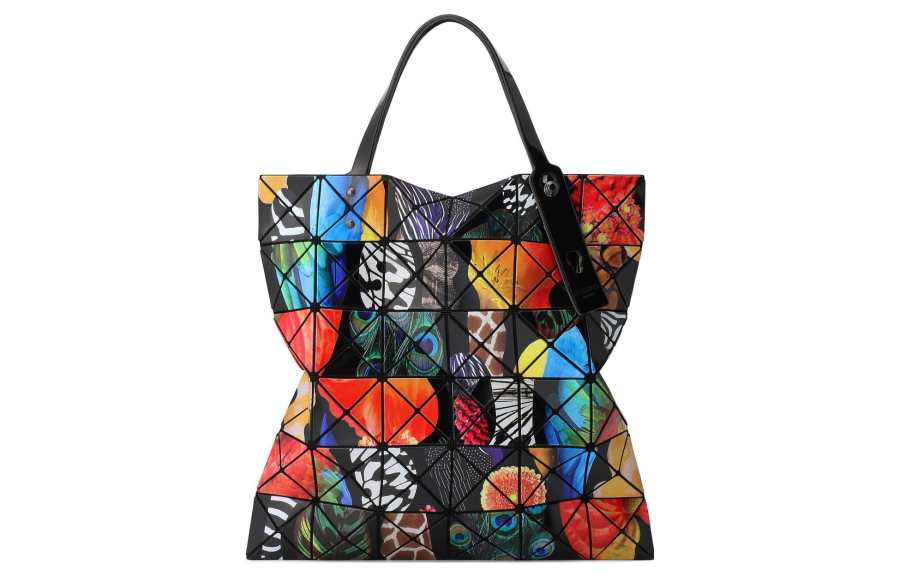 ISSEY MIYAKE Vinyl Chloride Resin Tote Bag, Shopping Bag, Handbag, Shoulder Bag Women's Black