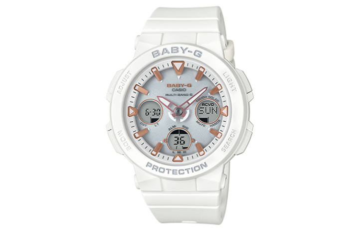 CASIO CASIO Women's BABY-G White Watch BGA-2500-7APR