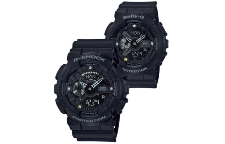 CASIO CASIO Unisex Pair Table Series Black Watch