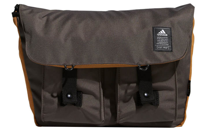 Adidas Adidas Polyester Shoulder Bag, Crossbody Bag Unisex Olive Green