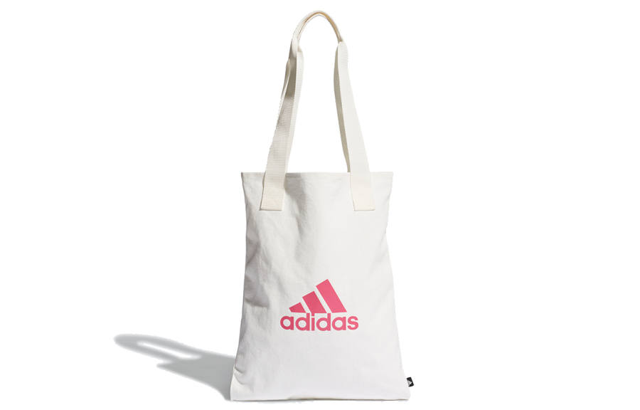 Adidas Adidas Cotton Tote Bag, Shopping Bag, Shoulder Bag Regular Unisex White