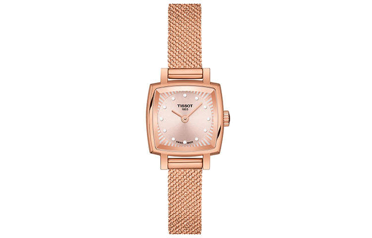 TISSOT Le Ai Collection Quartz Movement 30m Waterproof Women's Watch 20mm Orange Watch Dial