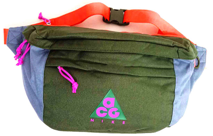 Nike Nike Trendy Patchwork Crossbody Bag, Fanny Pack Regular Unisex Green