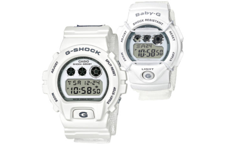 CASIO CASIO Unisex Pair Table Series White Watch LOV-16C-7
