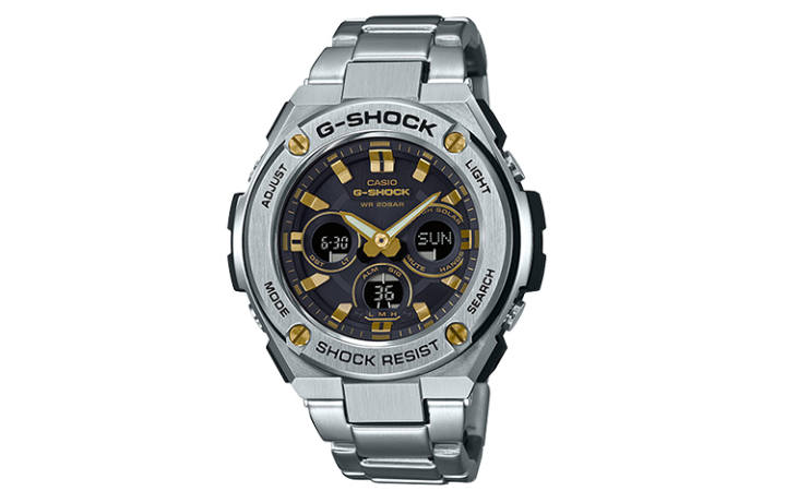 CASIO CASIO Men G-STEEL Series Black Watch GST-S310D-1A9
