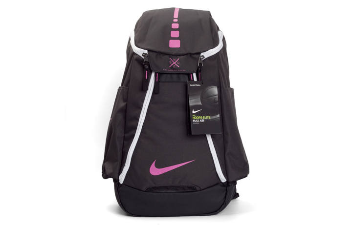 Nike Nike Polyester Basketball Bag Backpack Unisex Black Pink