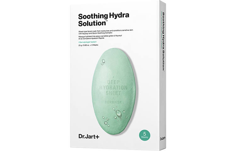 Dr. Jart+ DIJIATING Green Round Facial Mask B5 Hydrating Emergency Soothing Redness Calming Dry Skin Moisturizing And Hydrating