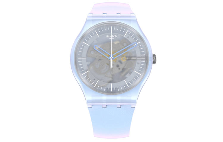 SWATCH Women's 41mm Blue Watch SUOK154