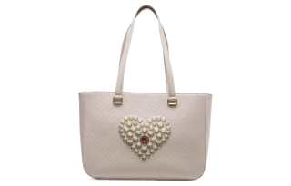 LOVE MOSCHINO Leather Handbag Regular Women's Light Umber