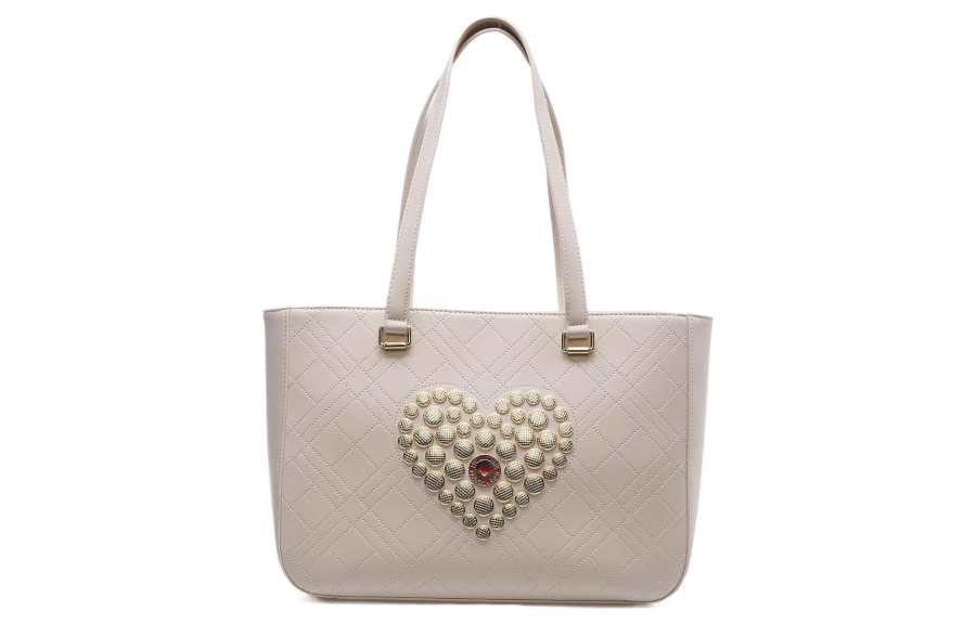 LOVE MOSCHINO Leather Handbag Regular Women's Light Umber