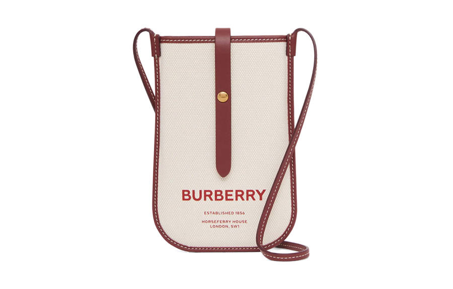 Burberry Cotton Anne Cell Phone Protective Cover Shoulder Bag Backpack Regular Women's Multicolor