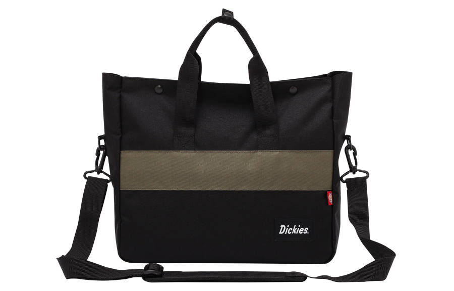 Dickies Dickies Polyester Laptop Bag Regular Unisex Black & Army Green