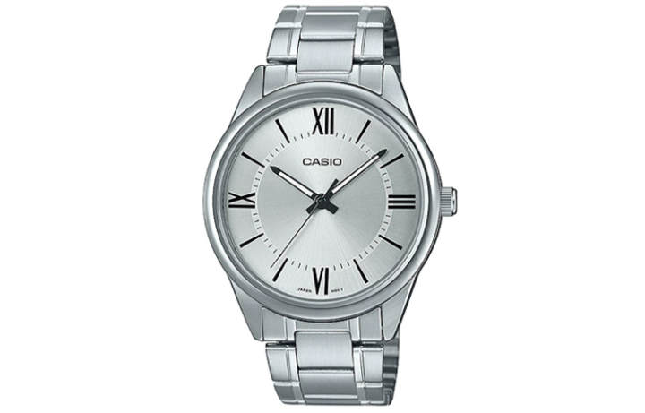 CASIO CASIO Men Standard Series Silver Watch MTP-V005D-7B5