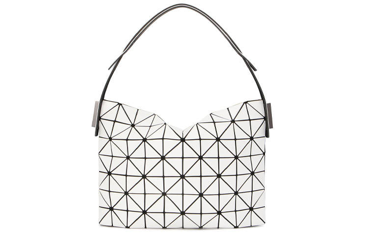 ISSEY MIYAKE Polyester Shoulder Bag, Crossbody Bag, Handbag Women's White