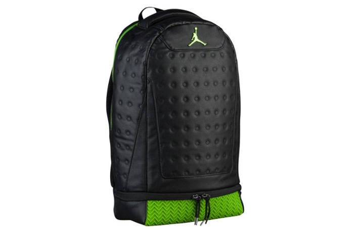 Jordan Jordan Canvas Basketball Bag Backpack Regular Unisex Black Green Multicolor
