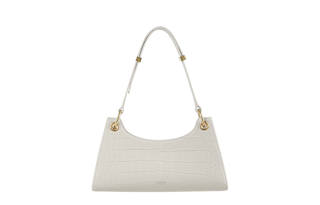 APEDE MOD Top Grain Cow Leather Frog Bag Shoulder Bag Women's Ivory