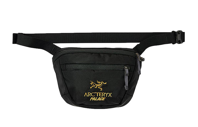 Arcteryx Arc'teryx Palace Collaboration Casual Fanny Packs Crossbody Bag Pure Black Unisex