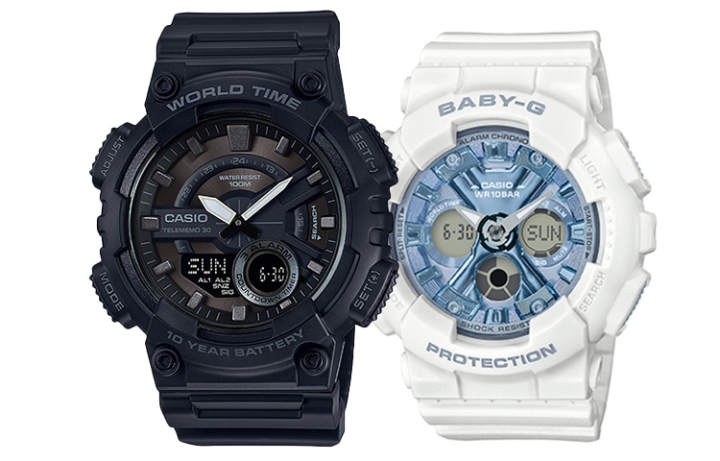 CASIO CASIO Unisex Pair Table Series Black Watch