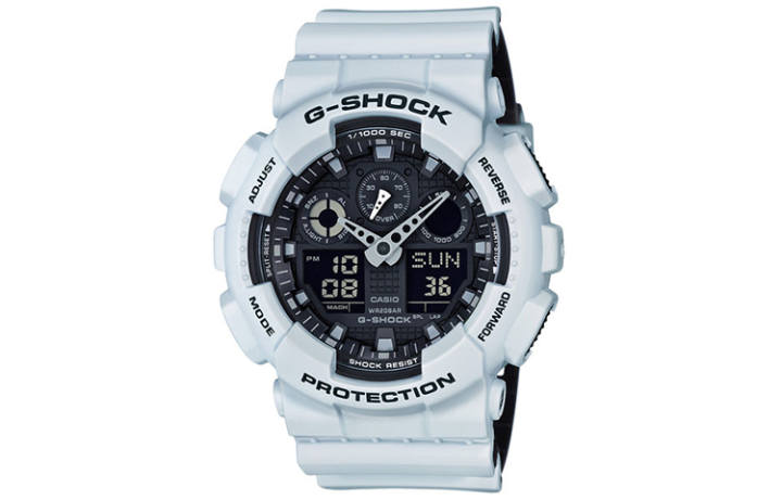 CASIO CASIO Men Liquid Crystal/Analog Dual Display Series Black Watch GA-100L-7A
