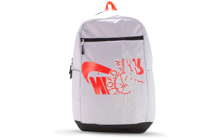 Jordan Jordan Polyester Basketball Bag Backpack Double Shoulder Regular Unisex White