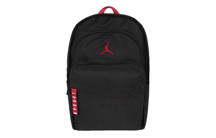 Jordan Jordan Polyester Backpack Regular Unisex Black Red