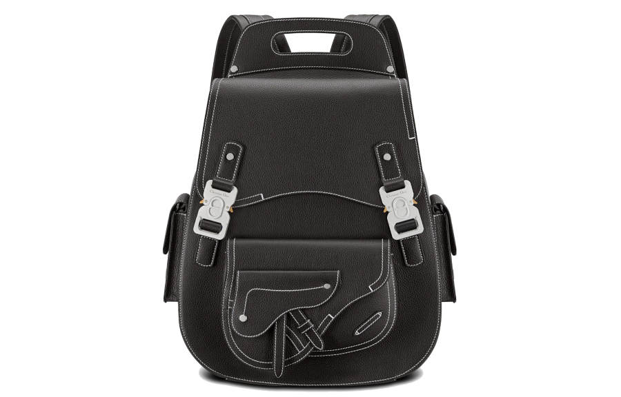 DIOR DIOR Grained Calfskin Backpack Large Men's Black
