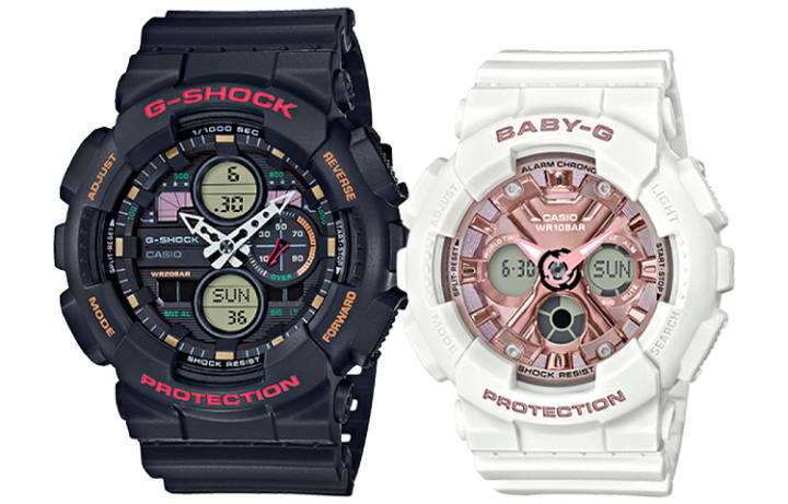 CASIO CASIO Unisex Pair Table Series Black Watch