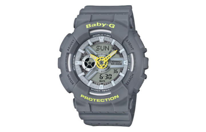 CASIO CASIO Women's BABY-G Gray Watch BA-110PP-8A