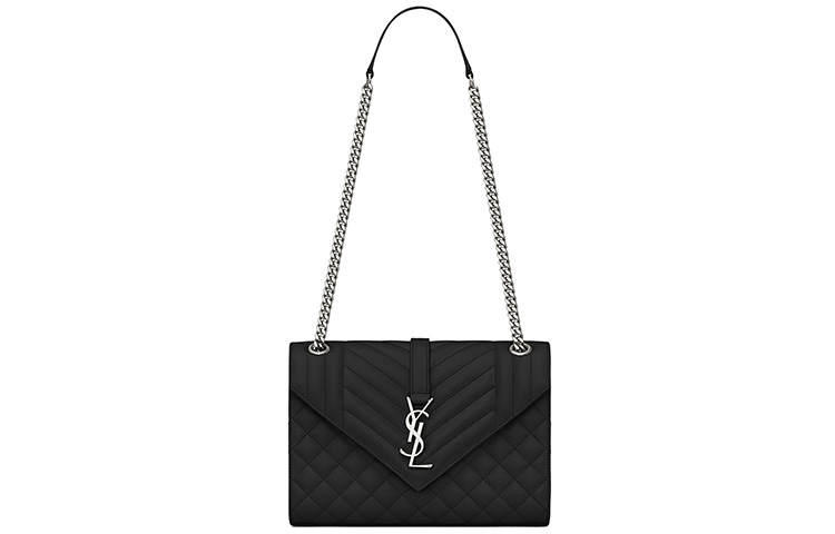 SAINT LAURENT Yves Saint Laurent Envelope Medium Shoulder Bag Women's Black