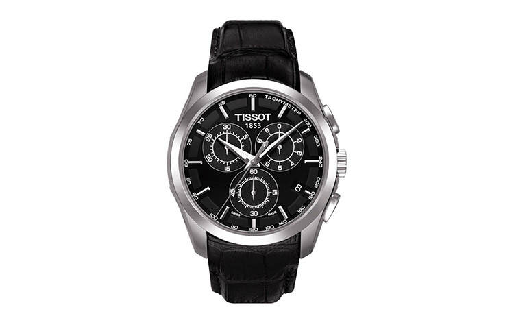 TISSOT Kutu Collection Quartz Movement Men's Watches Watch 41mm Black Dial Stainless Steel Case