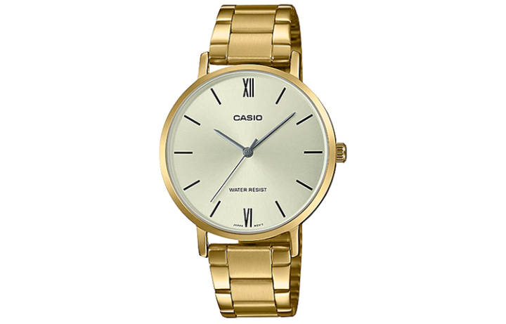 CASIO CASIO Women's Standard Series Gold Watch LTP-VT01G-9B