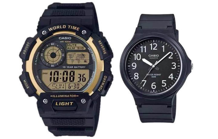 CASIO CASIO Unisex Pair Table Series Black Watch