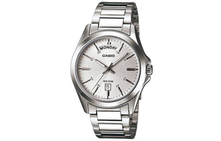 CASIO CASIO Men Standard Series Silver Watch MTP-1370D-7A1