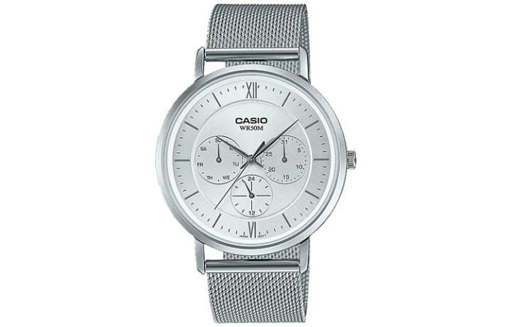 CASIO CASIO Men Standard Series Silver Watch MTP-B300M-7AV