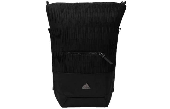 Adidas Adidas Pleated Polyester Backpack Regular Unisex Black