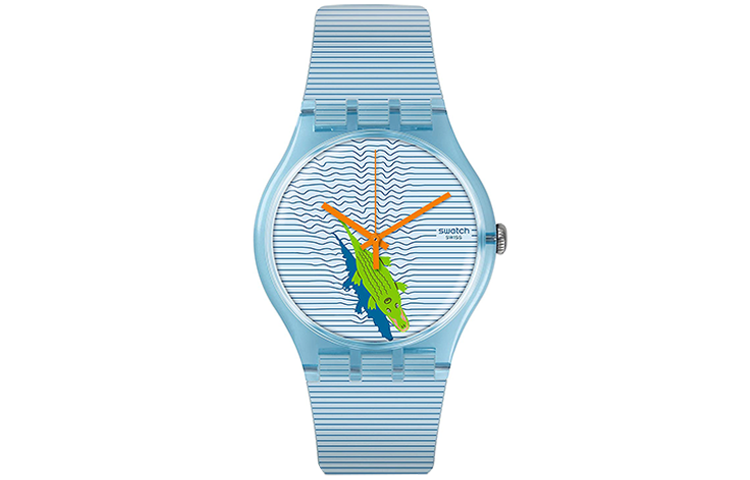 SWATCH Women's 41mm Blue Watch SUOS107