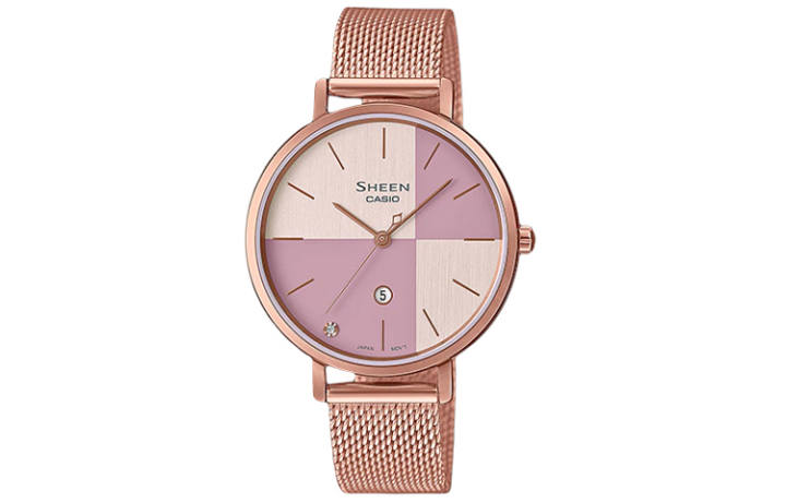 CASIO CASIO Women's SHEEN Pink Watch SHE-4547PGM-4A