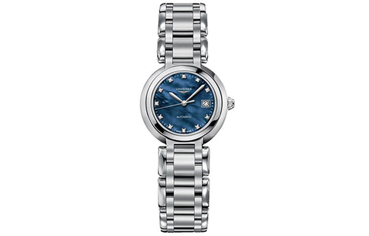 LONGINES Heart Moon Collection Automatic Mechanical Movement Women's Watch 26.5mm Blue Dial