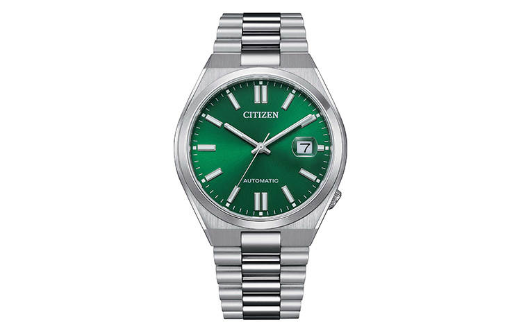 CITIZEN Mechanical Movement Stainless Steel Strap Watch Men's Watches Green Dial