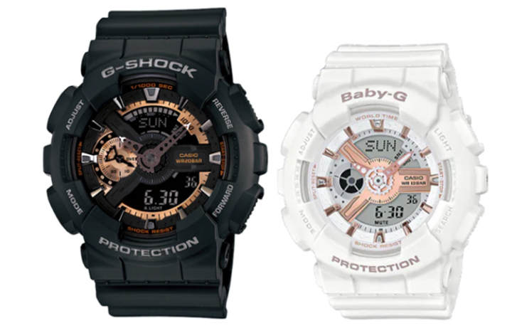 CASIO CASIO Unisex Pair Table Series Black Watch