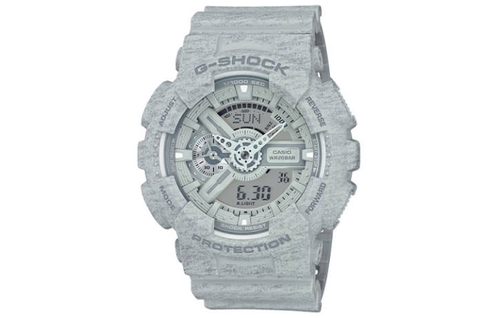 CASIO CASIO Men Liquid Crystal/Analog Dual Display Series Gray Watch GA-110HT-8A