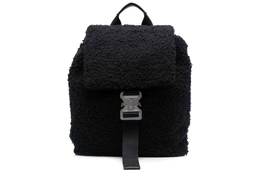1017 ALYX 9SM Minimalist Style Wool Backpack Regular Men's Black