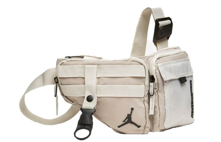 Jordan Jordan Polyamide One Shoulder Crossbody Fanny Pack Sling Bag Unisex Dark Gray
