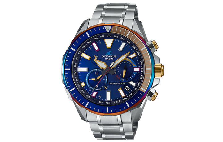 CASIO CASIO Men OCEANUS Blue Watch OCW-P2000D-2A