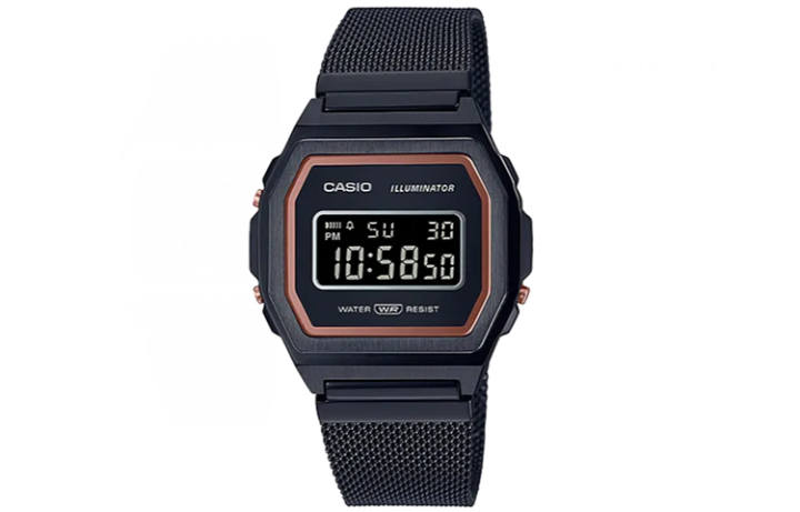 CASIO CASIO Unisex VINTAGE Series Black Watch A1000MB-1BVT