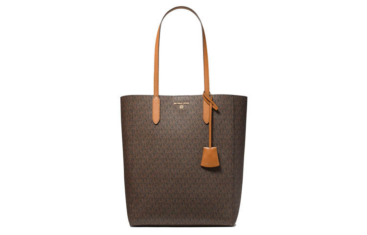 MICHAEL KORS Sinclair Coated Canvas, Polyester Tote Bag, Shopping Bag, Shoulder Bag, Handbag Large Women's
