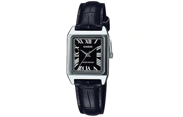 CASIO CASIO STANDARD Quartz Movement Leather Strap Watch Women's Watch Black Dial